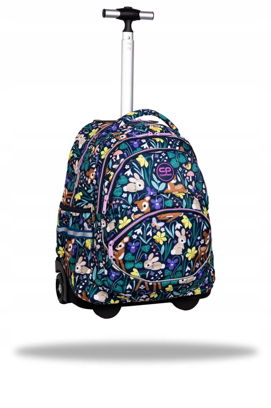 Školský batoh Coolpack Starr Oh My Deer na kolieskach s 2 priehradkami